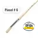Pincel Cerda Redonda # 6