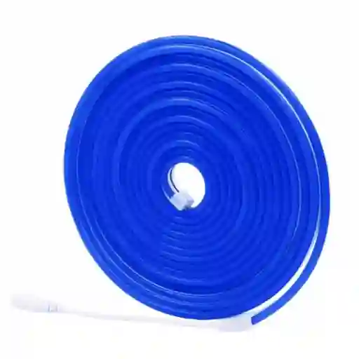 Cinta Led Smd Neon 5w 12v Azul Rll 5mts