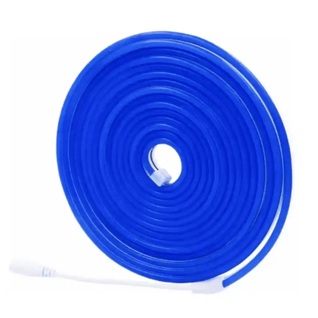 Cinta Led Smd Neon 5w 12v Azul Rll 5mts