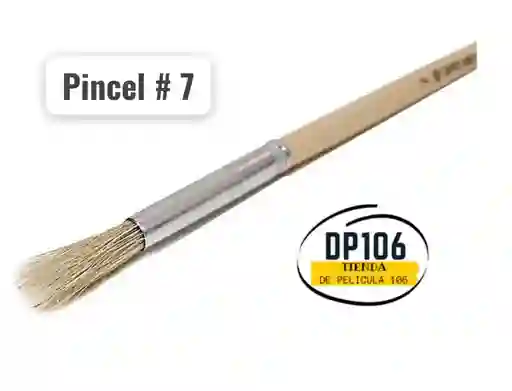 Pincel Cerda Redonda # 7
