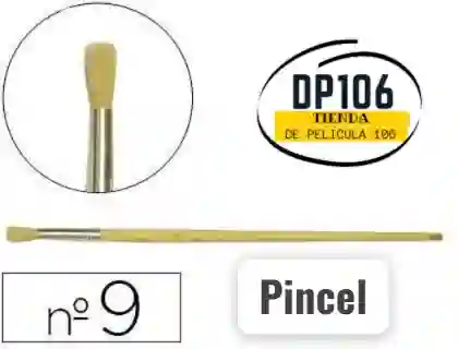Pincel Cerda Redonda # 9