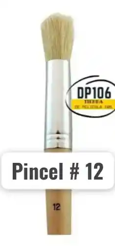 Pincel Cerda Redonda # 12