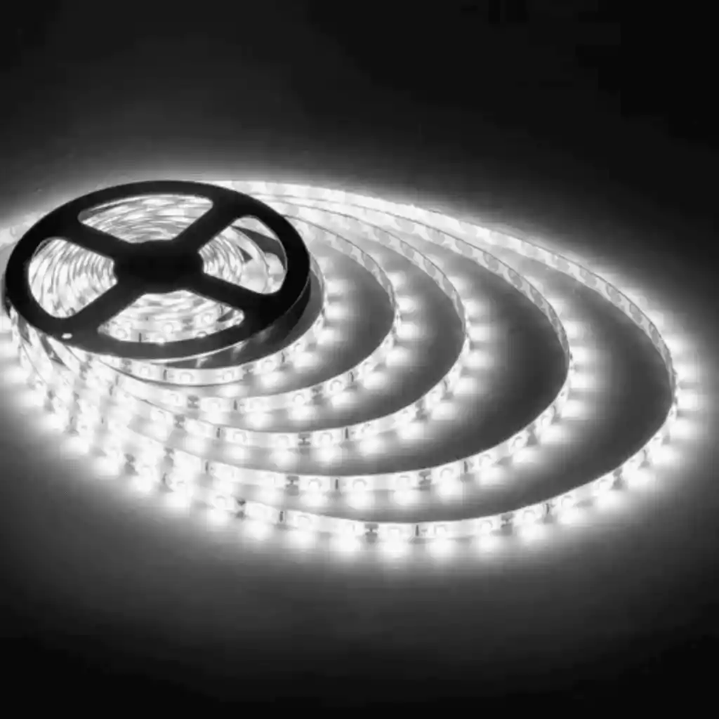 Cinta Smd Led Siliconada 5050 Luz Blanca 6500k 12v Rll 5mts