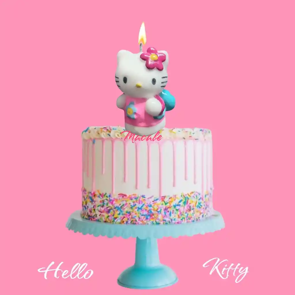 Vela De Cumpleaños Hello Kitty