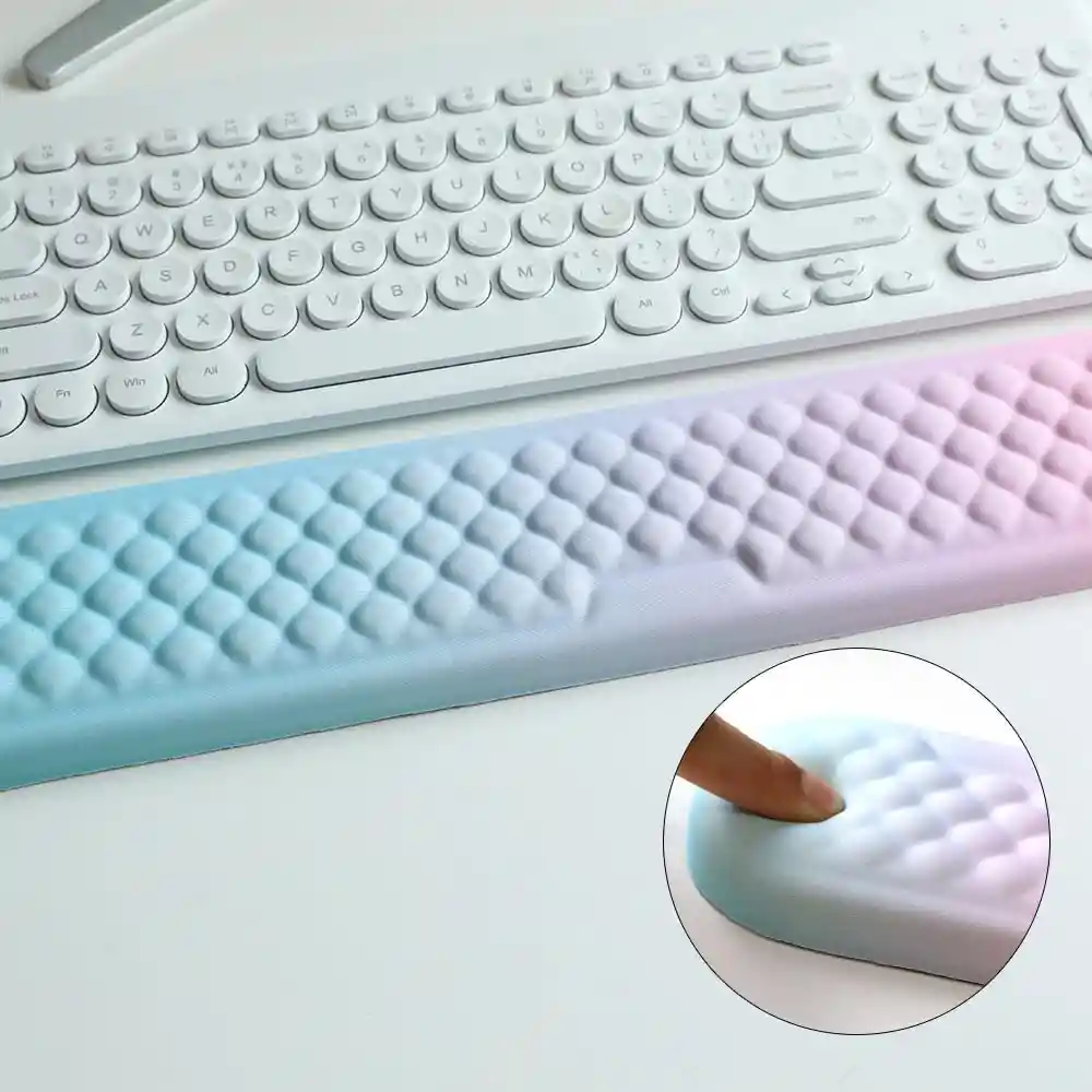 Descansamuñecas Pad Mouse Pad Teclado Espuma Viscoelastica
