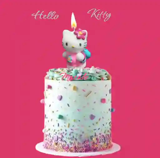 Vela De Cumpleaños Hello Kitty