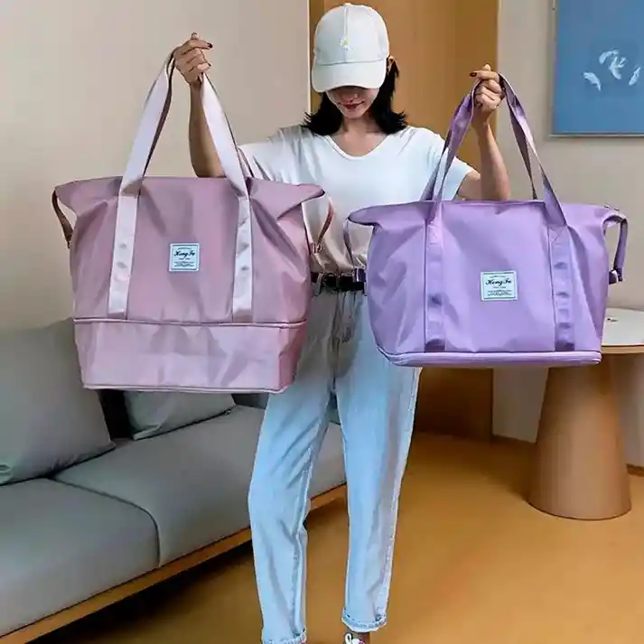 Bolso Maleta Expandible Para Dama Plegable
