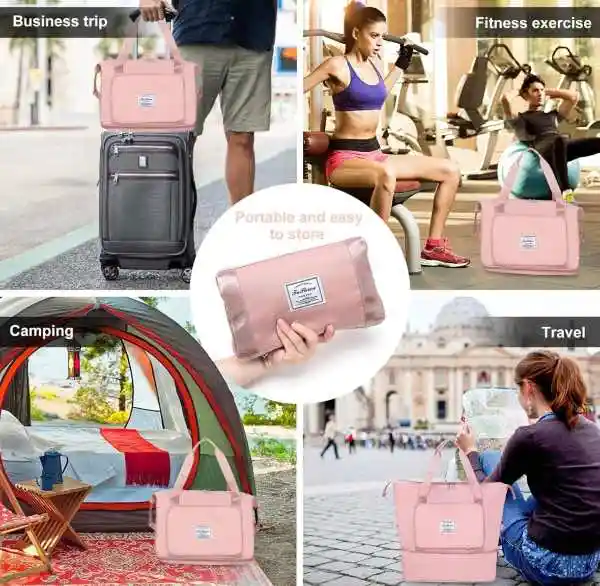 Bolso Maleta Expandible Para Dama Plegable