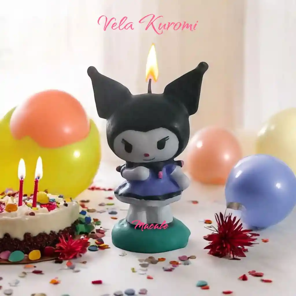 Vela De Cumpleaños Kuromi