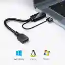 Hdmi A Dp,convertidor Con Fuente De Alimentación Hd 4k60hz