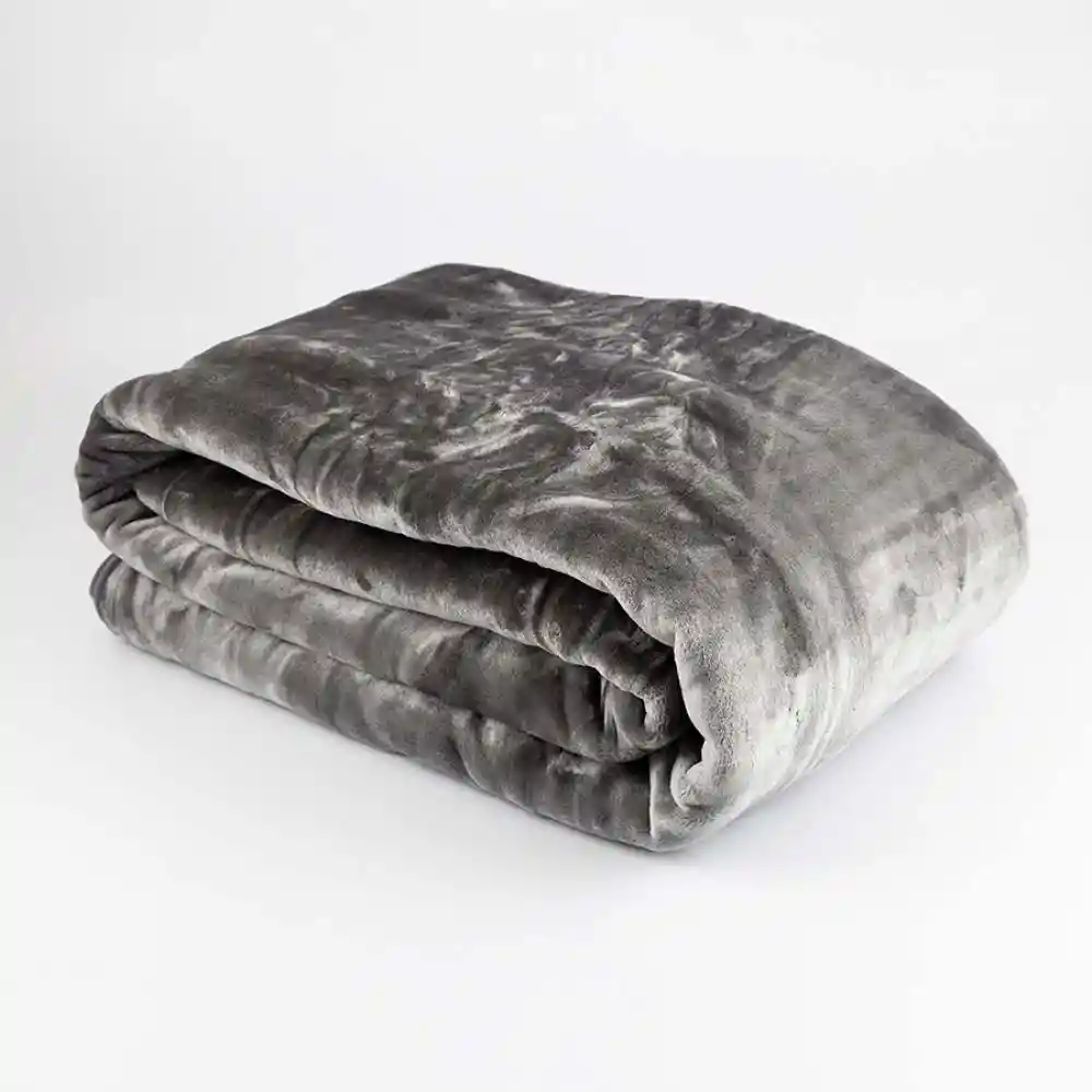 Cobija Fenissa Doble Gris 100% Microfibra