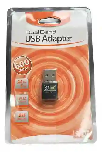 Antena Wifi Usb Dualband De 600mbs 5g