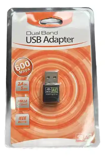 Antena Wifi Usb Dualband De 600mbs 5g