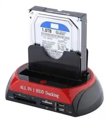Disco Duro Base Dual Sata Ide Hdd Docking Station Usb 2.0hub