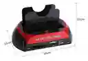 Disco Duro Base Dual Sata Ide Hdd Docking Station Usb 2.0hub
