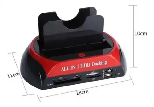Disco Duro Base Dual Sata Ide Hdd Docking Station Usb 2.0hub