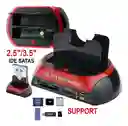 Disco Duro Base Dual Sata Ide Hdd Docking Station Usb 2.0hub