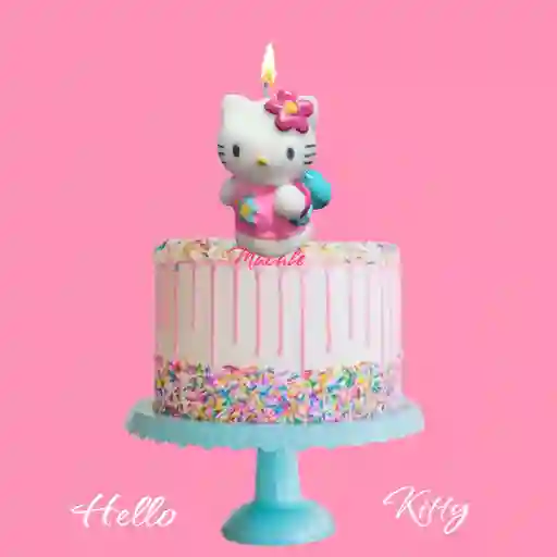 Vela De Cumpleaños Hello Kitty