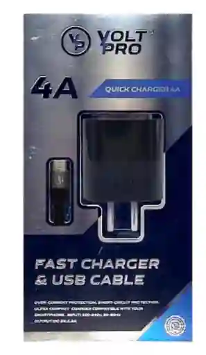 Cargador Carga Rapida 4a Tipo C A V8