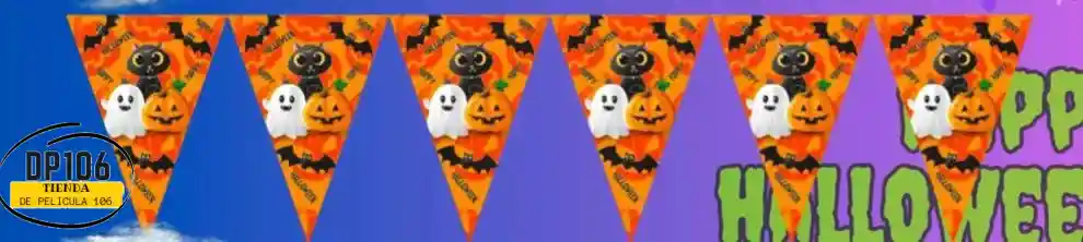 Banderin / Guirnalda Halloween Decoracion Fiesta