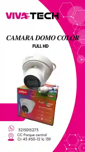 Camara Dahua Domo Vu Dh-hac-t1a29n 2mp Full Color Vu