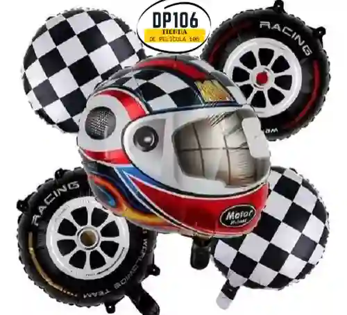 Globos Formula 1 Metalizados