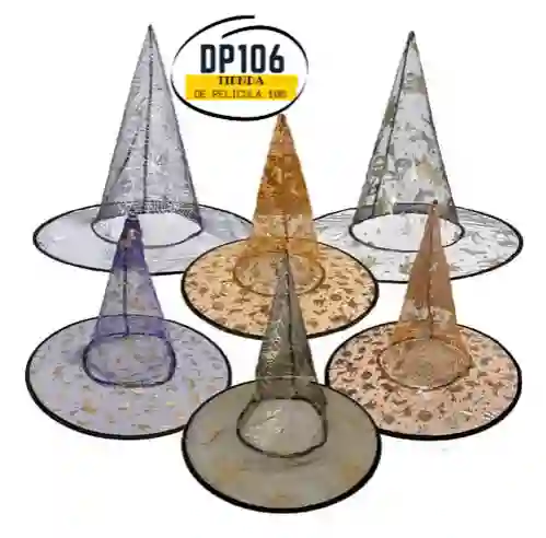 Sombrero De Bruja Colores Estampado Halloween