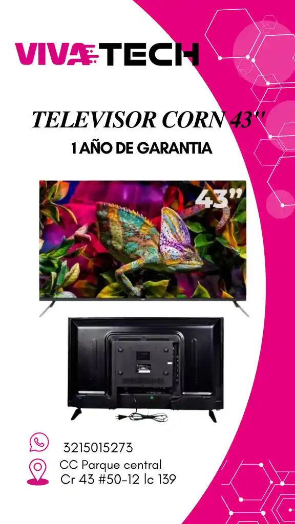Televisor Corn 43"