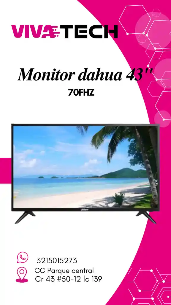 Monitor Dahua 43" Lm43-f200