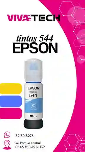 Tinta 544 Azul Epson Original