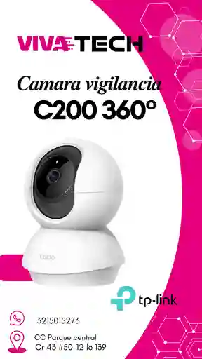 Cámara Wifi De Vigilancia Robotica Tapo C200