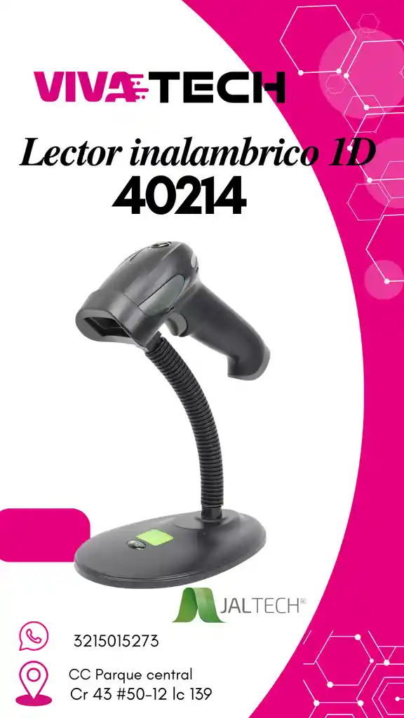 Lector Codigo De Barras Inalambrico