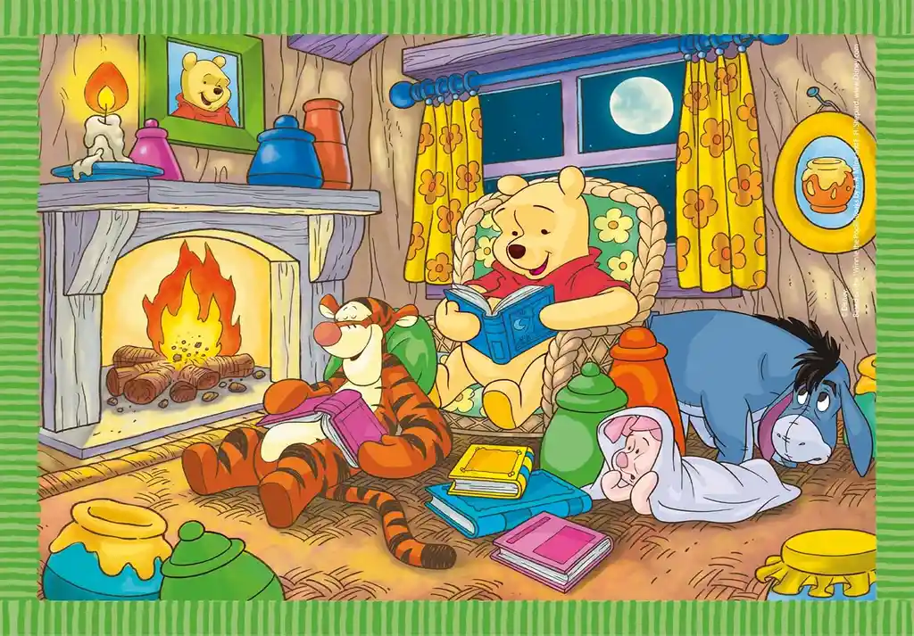 Rompecabezas 4 En 1 Winnie Pooh Para Niños