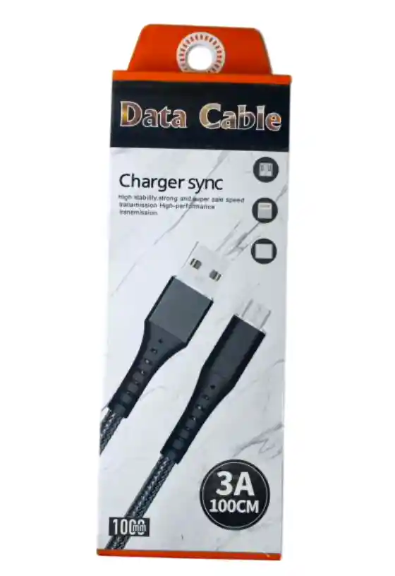 Cable De Carga Rápida Micro Usb 1 Metro