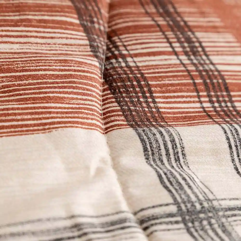 Cubrecama Expressions Cuadros Sencillo 190x240cm Microfibra