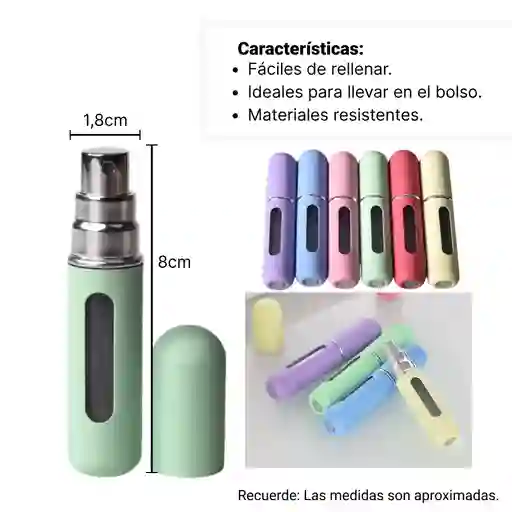 Atomizador Perfumero Recargable Pequeño 5ml