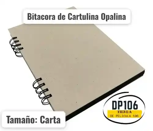 Bitacora Cartulina Opalina X 30 Hojas