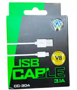 Cable Micro Usb V8 Cc-304 Para Carga Y Datos