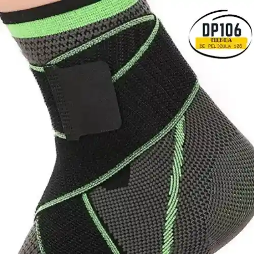 Soporte De Tobillo / Tobillera Con Cinturon De Compresion