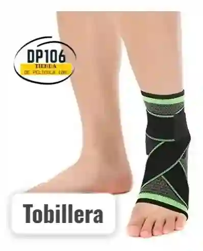 Soporte De Tobillo / Tobillera Con Cinturon De Compresion