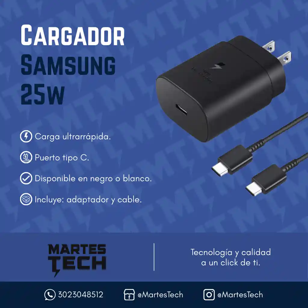 Cargador 25w Para Samsung