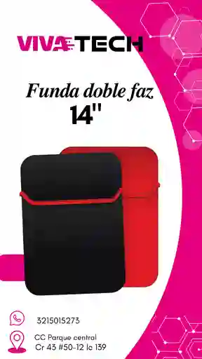 Funda Doble Faz 14"