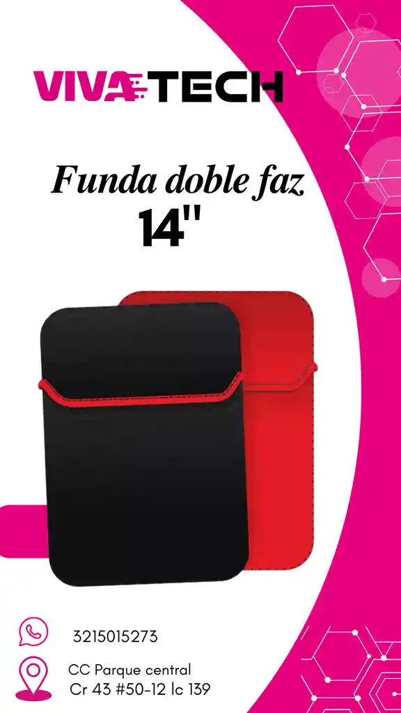 Funda Doble Faz 14"