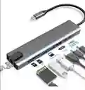 Hub Tipo C 8 En 1 - Multiconector Compacto