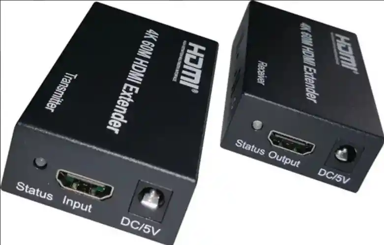 Extensor Hdmi Hasta 4k 60 Metros, Por Lan Cat 6