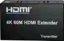 Extensor Hdmi Hasta 4k 60 Metros, Por Lan Cat 6