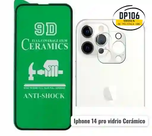 Iphone 14 Pro Vidrio Ceramico Protector De Pantalla