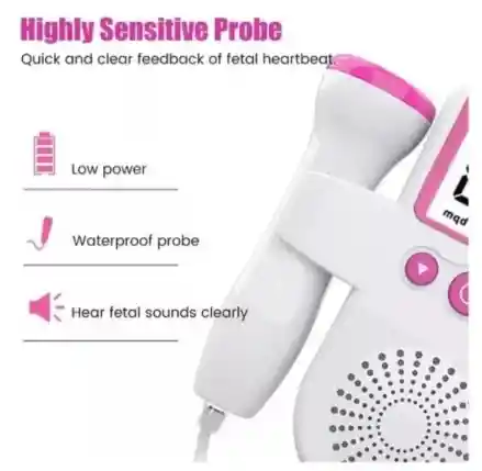 Monitor Fetal Ecografia Escuchar Latidos Bebe Doopler Fetal