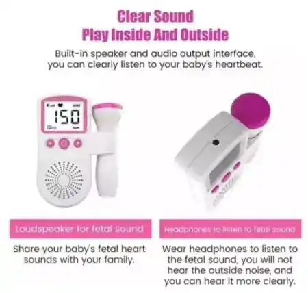 Monitor Fetal Ecografia Escuchar Latidos Bebe Doopler Fetal