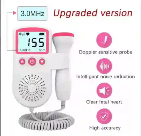 Monitor Fetal Ecografia Escuchar Latidos Bebe Doopler Fetal